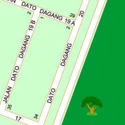 Map Of Jalan Dato Dagang 19