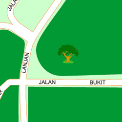 Map Of Jalan Bukit Lanjan 4 60000