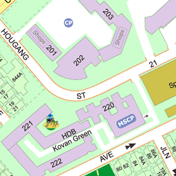 Kovan Mrt Station Map Kovan Mrt Station (Ne13)