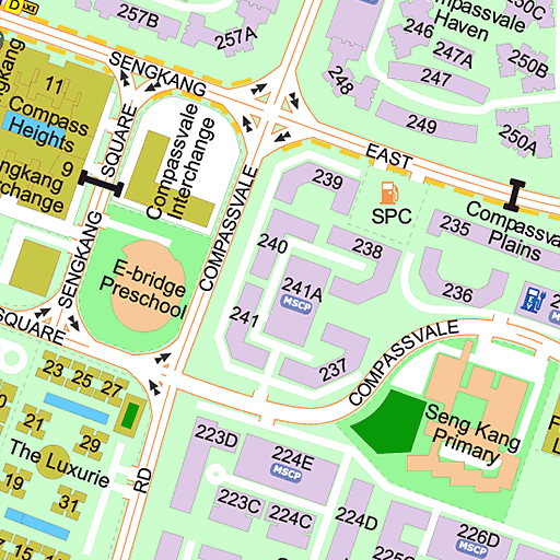 Compassvale Link Map 217C Compassvale Drive (HDB Blocks) - (S)543217