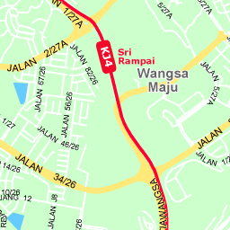 Wangsa Maju Map Wangsa Maju Malaysia