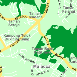 Map Of Pejabat Pendidikan Daerah Melaka Tengah 75150