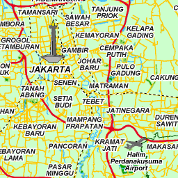 Peta jakarta selatan